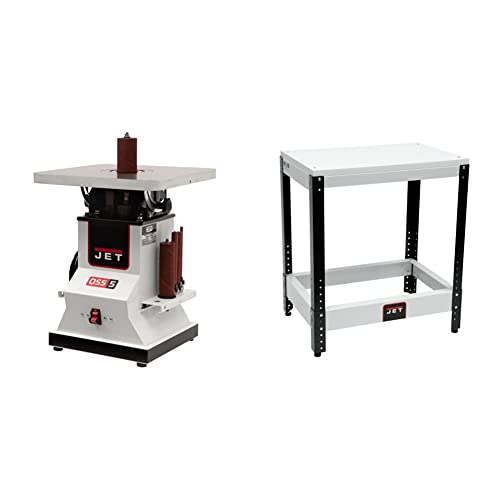 Image of JET JBOS-5 Benchtop Oscillating Spindle Sander, 1/2 HP, 1PH 115V (708404) with Universal Benchtop Machine Table (728100)