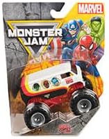 Monster Jam Marvel Comics Monster Van Die-Cast Truck 1:64 Scale, Official Spin M