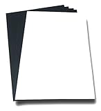 10 Stück Magnetfolie, bedruckbar und beschreibbar, DIN A4 (210mm x 297mm) Satinweiss, magnetisch, langlebig und flexibel - nicht faltbar, holzfrei, kompatibel für Inkjet- und Laserdrucker