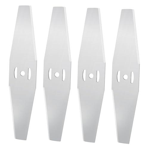 HANABASS 8pcs Metal Lawn Mower Blades Replacements, Carbide Tip, Anti-Wear,