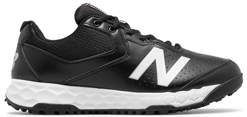 New Balance Men's 950 V3 Umpire Baseball Shoe, MLB Black/White, 10.5 X-Wide2