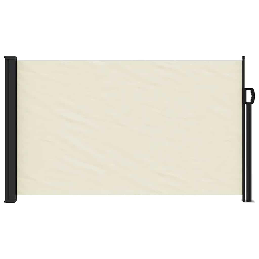 Retractable Side Awning, 117x300 cm Cream Patio Privacy Screen