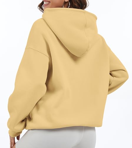 Women's Oversized Hoodie Fleece Sweatshirt Long Sleeve Shirts Pullover with Pocket 2025 Outfits Clothes4