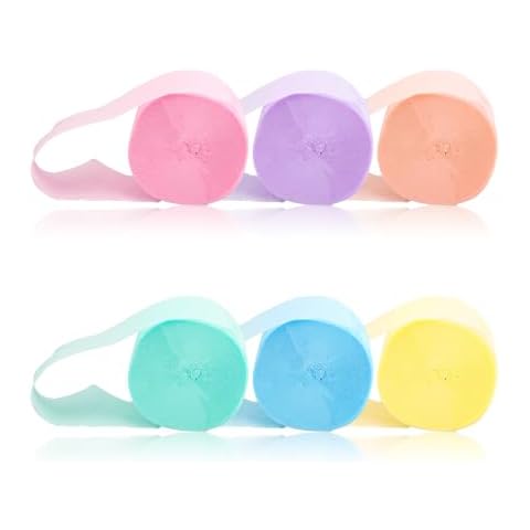 Rumyve6 Macaron Colour Crepe Paper Ribbon Cover