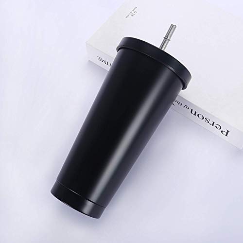 Malidily 750ml/25oz Taza Termica con Pajita y Tapa, Acero Inox Vaso Termico para Bebidas Frías o Calientes, Taza Termo… - Imagen 6