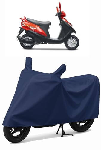 Image of CoverRide Heavy Duty Waterproof Scooty & Bike Cover for Mahindra Flyte - UV Resistant, Dustproof & Rain Protection, All-Weather Outdoor Cover for Bikes & Scooty with Buckle Straps