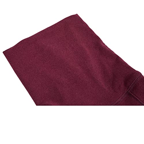 Imily Bela Hundepullover Fleece Rollkragen Hundemantel Warmer Weste Pullover Outdoor Hundejacke Winterkleidung für Kleine Mittel Große Hunde,Weinrot,M