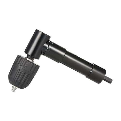 Adaptador de taladro de ángulo recto, extensión de curva de ángulo recto de 0,8 a 10 mm, adaptador convertidor de portabrocas de vástago de 8 mm para espacio de trabajo de esquina reducida (pinza de