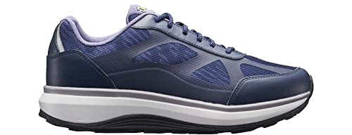 JOYA Cancun II Blue - Herren Sneaker aus Leder und Mesh - 45 2/3
