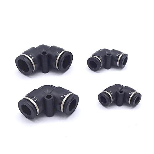 ezqnirk 1PCS Pneumatic Quick Coupling Plastic Quick Coupling Trachea Hose Compressor Connector,PV-1/4
