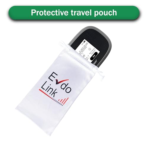 Verizon Wireless Jetpack Inseego MiFi 8800L | Free VPN Mobile Hotspot for Travel | 4G Mobile Portable WiFi | Unlocked Globally | Near 5G Speed up to 1200 Mbps | EVDO-LINK Bundle - Verizon Sim Card