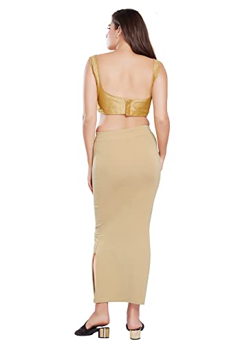 Image of RANI SAAHIBA Women's Stretchy Slim Fishcut Petticoat Cotton Shapewear