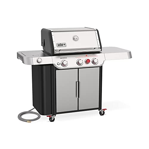 Weber Genesis S-335 Gas Grill, Natural Gas, Stainless Steel #TOP1