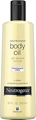 Neutrogena Lightweight Body Oil for Dry Skin, Sheer Moisturizer i...