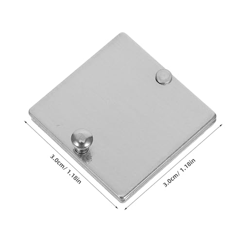 Toddmomy Door Peep Hole Privacy Cover - Cubierta para Mirilla de Puerta para Seguridad y Privacidad, Reemplazo para Ojo de Gato, Diámetro Interior 0.63" Plateado miniatura 2