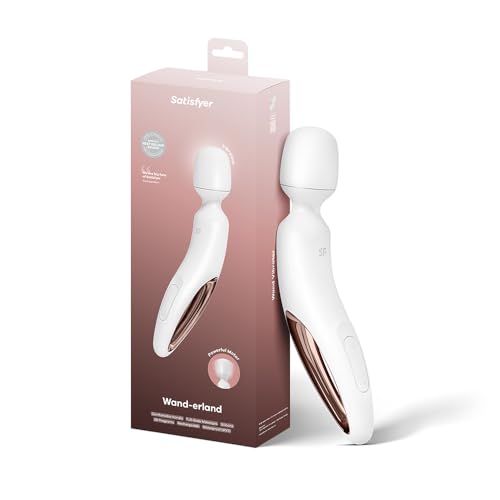 SATISFYER Produit Wand-Erland Vibrador blanc 1Un