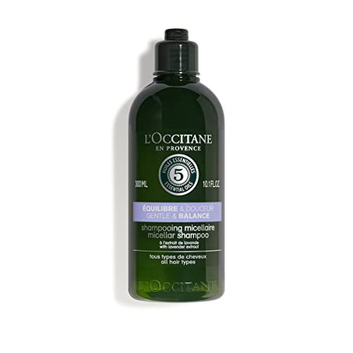 L'OCCITANE Champú Suavidad Y Equilibrio - Cabello Normal - Uso Frecuente - Sin Silicona - 300 Ml