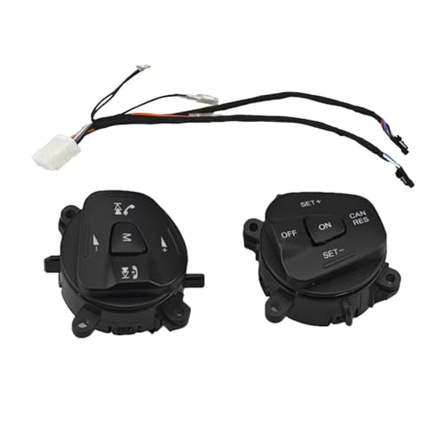 Interrupteur de volant Ford Fiesta MK7 bleu avec bouton de commande de régulateur de vitesse