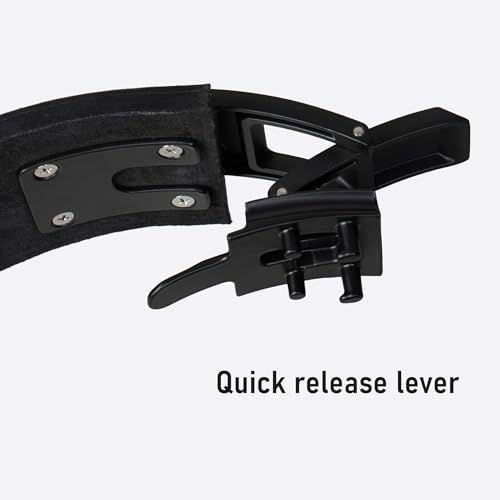 Image of 13mm True-Adjustable Lever Belt made of Genuine Leather and Aluminium Lever, 13mm gym belt with 2 yrs guarantee on lever and 5 yrs guarantee on belt. (Model- RE0104) (M)