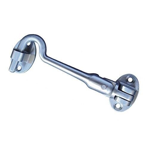 Silent Pattern Cabin Hook 100mm in Polish Stainless Steel from EUROART