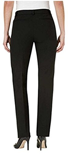 Hilary Radley Women Flat Front Slim Leg Dress Stretch Pants 12440823