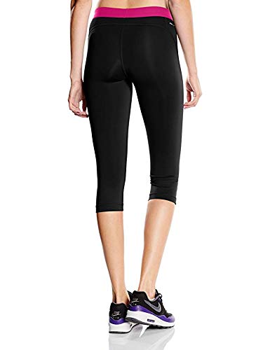 Nike Women's Pro Capri Black/Vivid Pink Pants XS X R