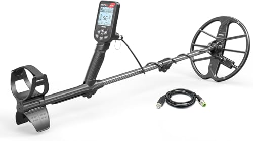 Nokta Simplex Ultra Metal Detector Kit Serious Beginner Pack (Digger,Carrying Case,Cap) Professional Metal Detector Set for Adults Waterproof with Carbon Fiber Shaft and 11” Search Coil