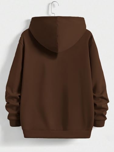 Image of TagasMen's Hoodie with USA Print Fleece, Kangaroo Pocket and Drawstring Detail || Sweatshirt for Mens || Men Hoodies || hoodis||(MH-8015)