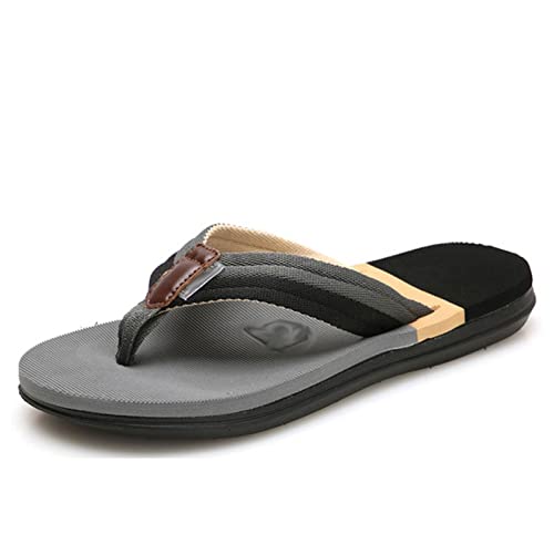 ETZRYSYB Sandalias ligeras de verano para hombre, sandalias para el hogar, para interiores y habitaciones, Gray, 40 2/3 EU