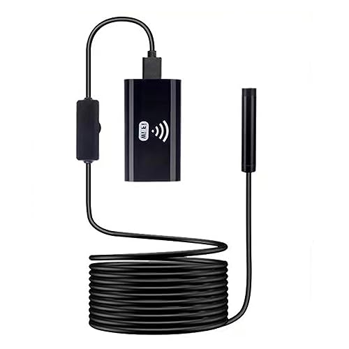 Cámara Endoscopio Industrial Lente De 8mm HD USB-C WiFi Boroscopio Inspección Inalámbrico Impermeable 6/8 LED For Teléfonos Móviles PrecisióN Clara(5m,720P Hard Cable)
