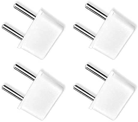 U-M Adaptador de conversión de Salida de Europa Enchufe de conversión de energía Tipo C Juego de 4 Piezas para Viajes al Extranjero Useful and Practical  Útil y Práctico