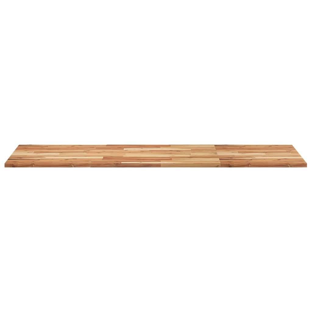 vidaXL Dessus de Bureau Fini à l'huile 120x60x2cm Bois d'acacia Massif, Plan de Travail de Cuisine, Plan de Travail de Remplacement de Cuisine, Dessus de Bureau en Bois