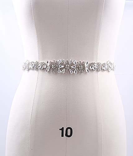 Crystal Wedding Belt for Bride,Bridal Belt Bridesmaid Sash Rhinestone Wedding Belt for Women Wedding Dresses Belt4