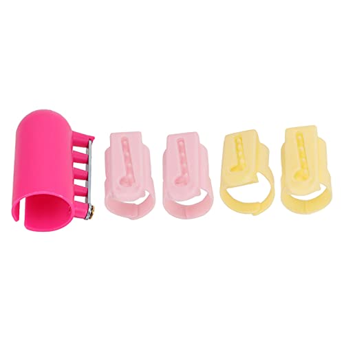 Dedal de dedo divisor, dedal de tricô de fácil transporte prático para operação de tricô