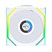 Lian Li UNI FAN SL Wireless LCD PC Fan 120mm RGB – 3-Pack Reverse Blade Gaming PC Fans White | PWM Fan - 40 ARGB LEDs - up to 1,900 RPM - Slot-in System - High Airflow - Low Vibration - Quiet