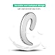 Tiiyee Knochenleitungs Headset, Knochenschall Kopfhörer Bluetooth Sport Ohrhörer Stereo Knochenleitkopfhörer Ohrbügel Kabellose Für Laufen Radfahren Fitnessstudio Running Workout Joggen Gym Silber