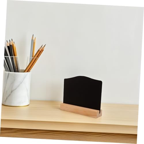 Mini panneau rétro ardoise avec support vintage stable pour message de table (16 pcs)