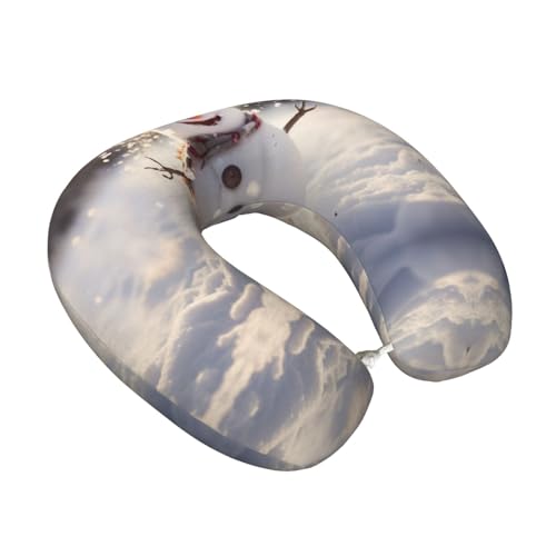 Almohada U Cuello Espuma viscoelástica Negro 30 cm miniatura 2