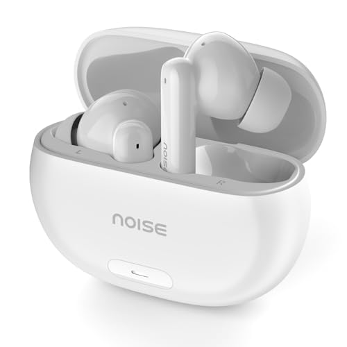 Noise Newly Launched Buds Nuvo in-Ear Truly Wireless Earbuds with 40H of Playtime, Quad mic ENC, Dual Device Pairing, 12mm Driver, BT v5.3 (Snow White) view 1