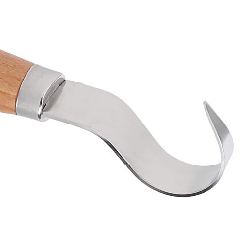 Wood Carving Hook, Professional Basic Crooked Knife Woodworking Hand Chisel Gouges Spoon Carving Tools for Carvers and Beginners - Image 7