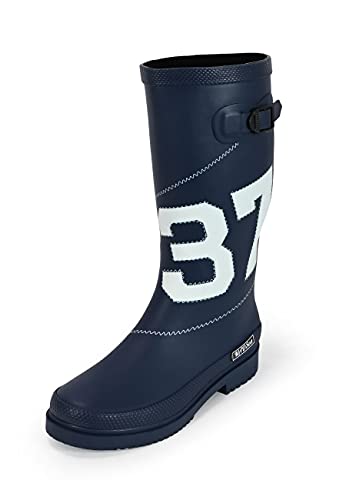 MADSea Damen Gummistiefel Sailor dunkelblau Langschaft, Farbe:dunkelblau, Größe:38 EU