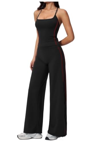 Ensemble 2 pièces fluide colorblock avec débardeur dos nageur d'été