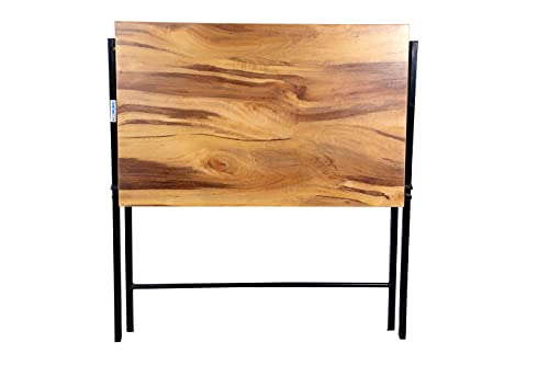 Image of Blumuno Study desk / multipurpose table / computer desk / desk table / work desk / foldable table / wfh essential (Natural Wooden Finish)