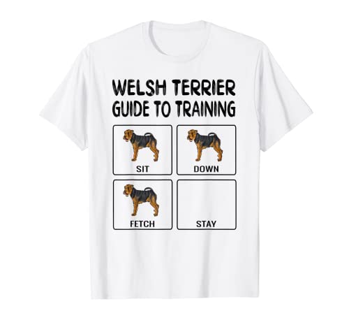 Welsh Terrier Guide To Training Dog Obedience T-Shirt