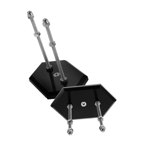 BESPORTBLE Skateboard Wall Mount Hanger Acrylic Display Rack 2 Piece Set for Skateboard Storage Holder