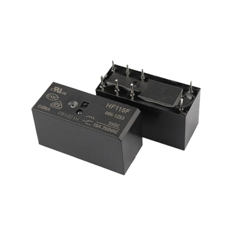 Relais électromécanique HF115F 250VAC mini commutateur 8pin - 5