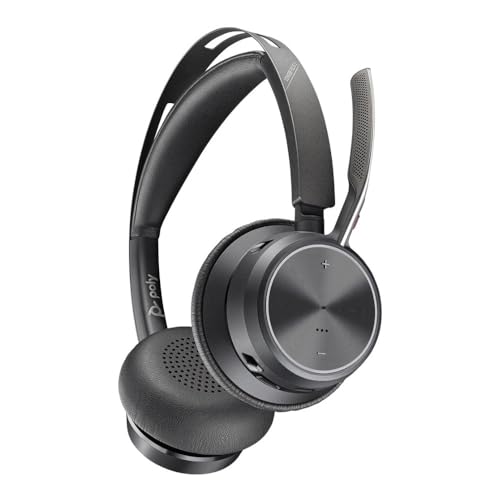 Poly 213727-02 Voyager Focus 2 Uc Usb-A Headset With Stand (Plantronics) - Bluetooth Stereo Headset thumb #1