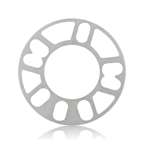 Espaciador Rueda Cuñas Espaciadores de rueda para coche. 4 paquetes 10 mm grosor espaciadores llanta anillo cubo para y 5 pernos