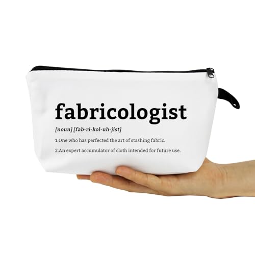 Sewing Accessories Gifts Fabricologist Definition Makeup Bag Toiletry Pouch with Zipper Birthday Christmas Gift Sewing Cosmetic Bag for Women Friends Grandma Aunt Families4