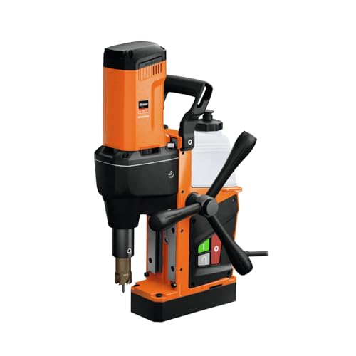 Image of Fein JME Magspeed 150 Magnetic Base Drill with Integrated Coolant Tank for Heavy-Duty Metal Drilling - 1,500W, 3/4" HSS Cutter Max. Diameter, 2" Cutter Drilling Depth - 72732462090